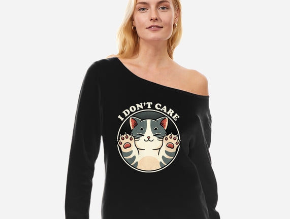 I Don't Care Cat