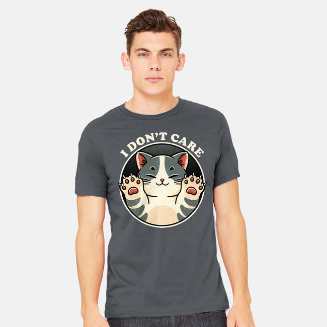 I Don't Care Cat-Mens-Heavyweight-Tee-fanfreak1