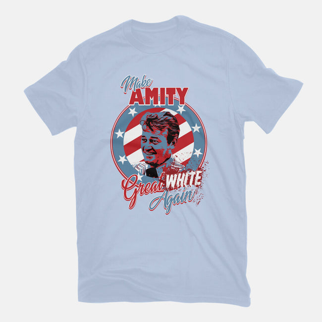 Make Amity Great Again-Womens-Fitted-Tee-Tronyx79