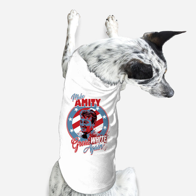 Make Amity Great Again-Dog-Basic-Pet Tank-Tronyx79