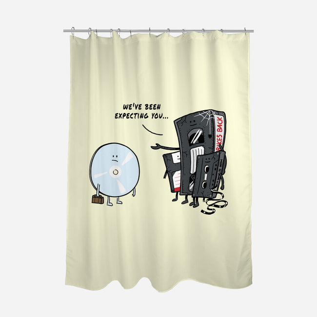 Getting Old-None-Polyester-Shower Curtain-Gamma-Ray