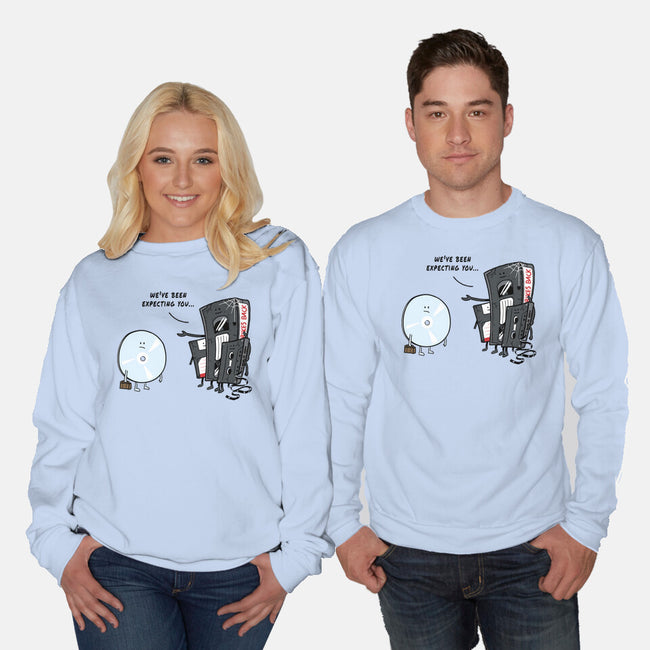 Getting Old-Unisex-Crew Neck-Sweatshirt-Gamma-Ray