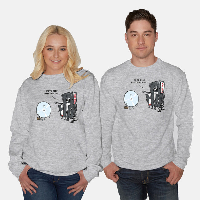 Getting Old-Unisex-Crew Neck-Sweatshirt-Gamma-Ray