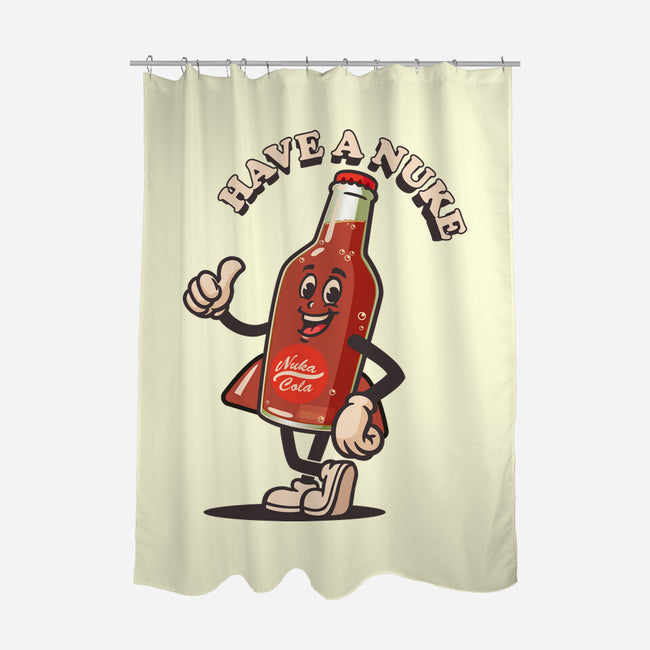 Have A Nuke-None-Polyester-Shower Curtain-Wookie Mike