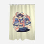 Chrono Bowl-None-Polyester-Shower Curtain-eduely