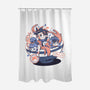 Chrono Bowl-None-Polyester-Shower Curtain-eduely