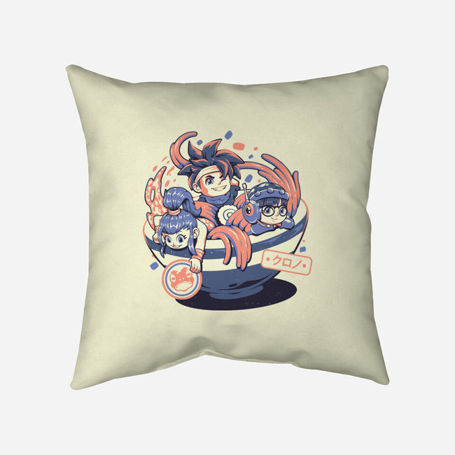 Chrono Bowl-None-Removable Cover w Insert-Throw Pillow-eduely