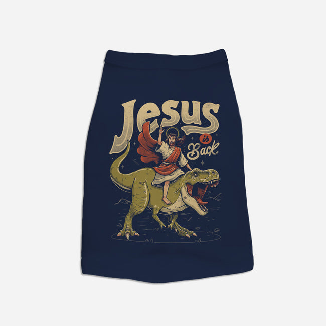 Jesus Is Back-Dog-Basic-Pet Tank-eduely