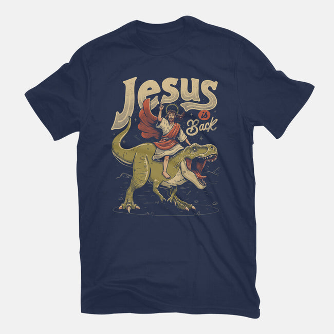 Jesus Is Back-Womens-Basic-Tee-eduely