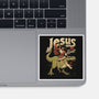Jesus Is Back-None-Glossy-Sticker-eduely