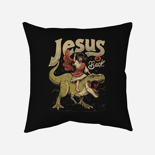 Jesus Is Back-None-Non-Removable Cover w Insert-Throw Pillow-eduely