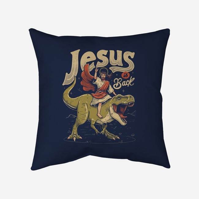 Jesus Is Back-None-Non-Removable Cover w Insert-Throw Pillow-eduely