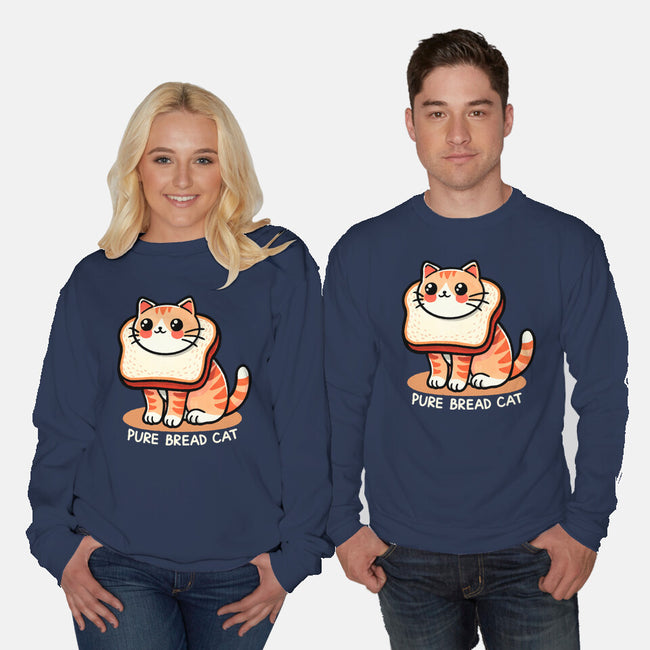 Pure Bread Cat-Unisex-Crew Neck-Sweatshirt-fanfreak1