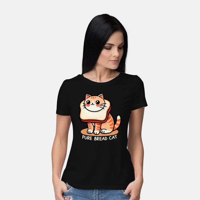 Pure Bread Cat-Womens-Basic-Tee-fanfreak1