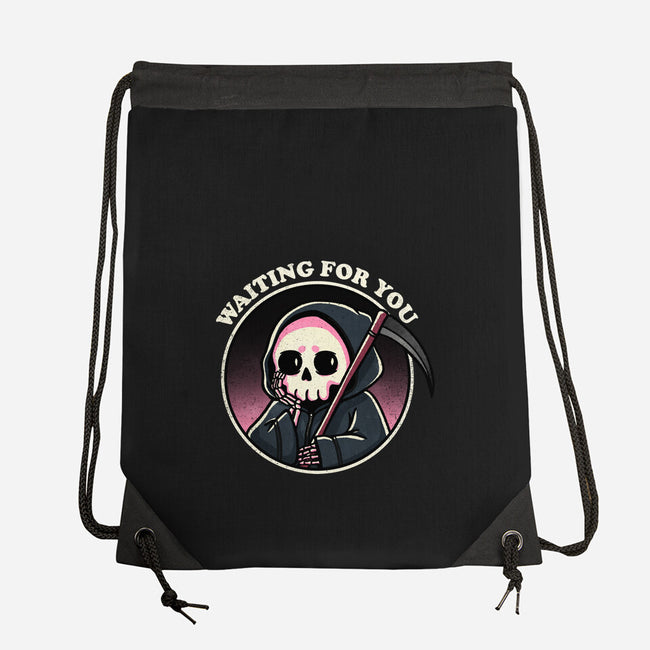 I'm Waiting For You-None-Drawstring-Bag-fanfreak1