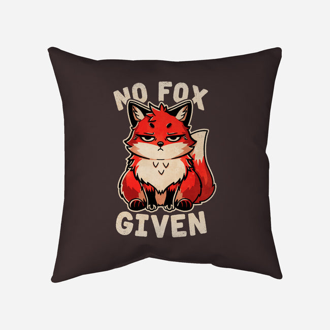 No Fox Given-None-Removable Cover w Insert-Throw Pillow-fanfreak1