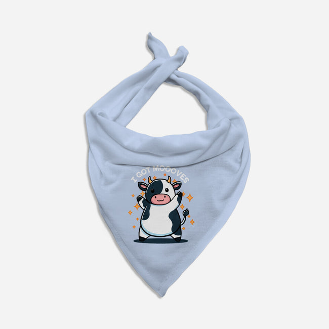 I Got Moooves-Dog-Bandana-Pet Collar-fanfreak1