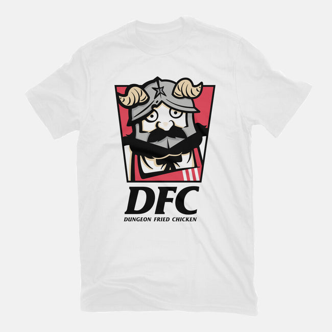 Dungeon Fried Chicken-Womens-Basic-Tee-Eilex Design