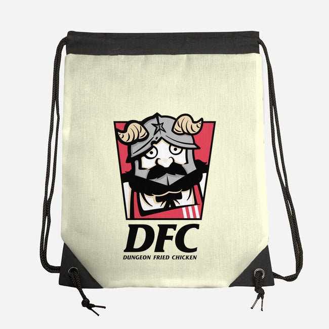 Dungeon Fried Chicken-None-Drawstring-Bag-Eilex Design