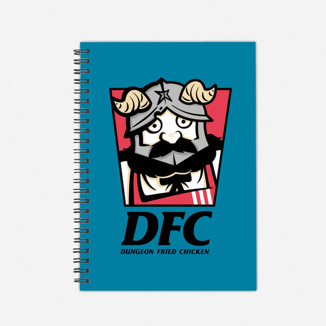 Dungeon Fried Chicken-None-Dot Grid-Notebook-Eilex Design