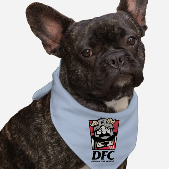 Dungeon Fried Chicken-Dog-Bandana-Pet Collar-Eilex Design