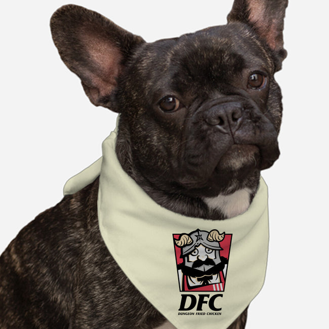 Dungeon Fried Chicken-Dog-Bandana-Pet Collar-Eilex Design