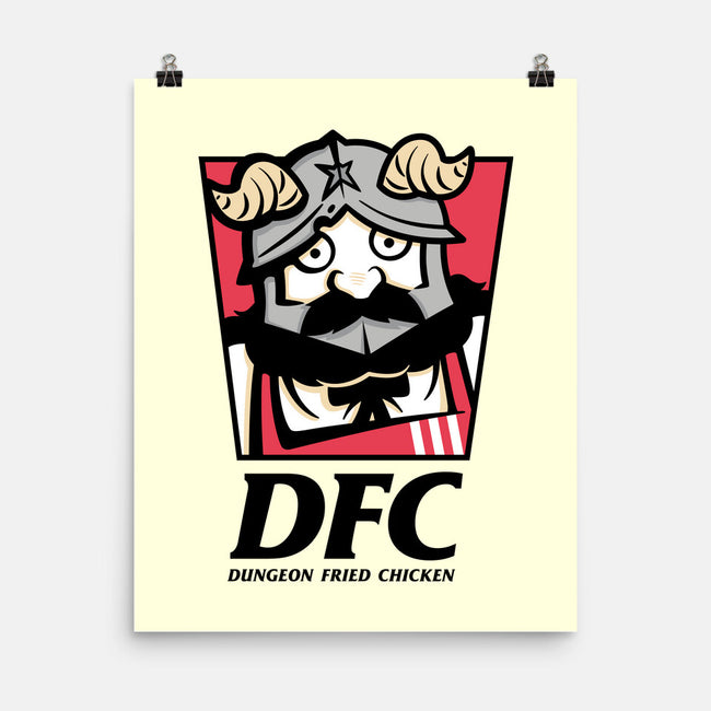 Dungeon Fried Chicken-None-Matte-Poster-Eilex Design