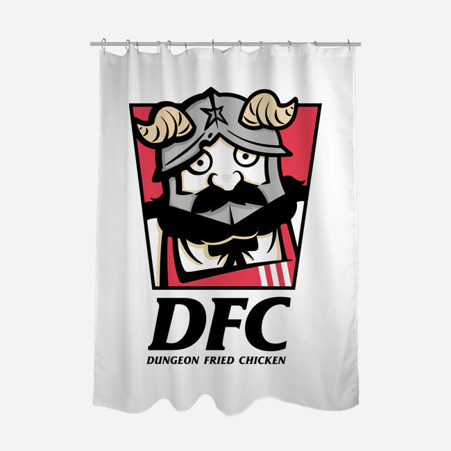 Dungeon Fried Chicken-None-Polyester-Shower Curtain-Eilex Design