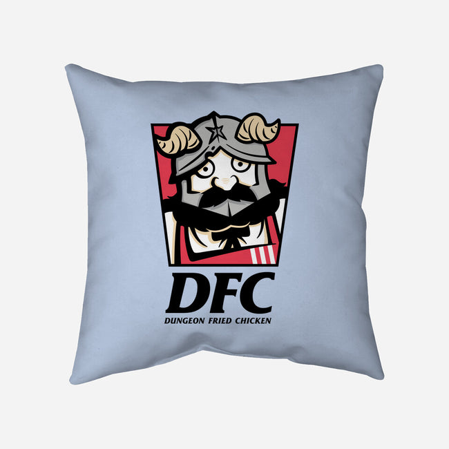 Dungeon Fried Chicken-None-Removable Cover-Throw Pillow-Eilex Design