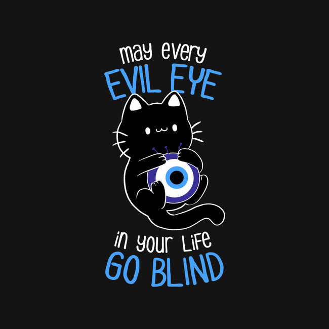 The Evil Eye Cat-Womens-Off Shoulder-Sweatshirt-tobefonseca