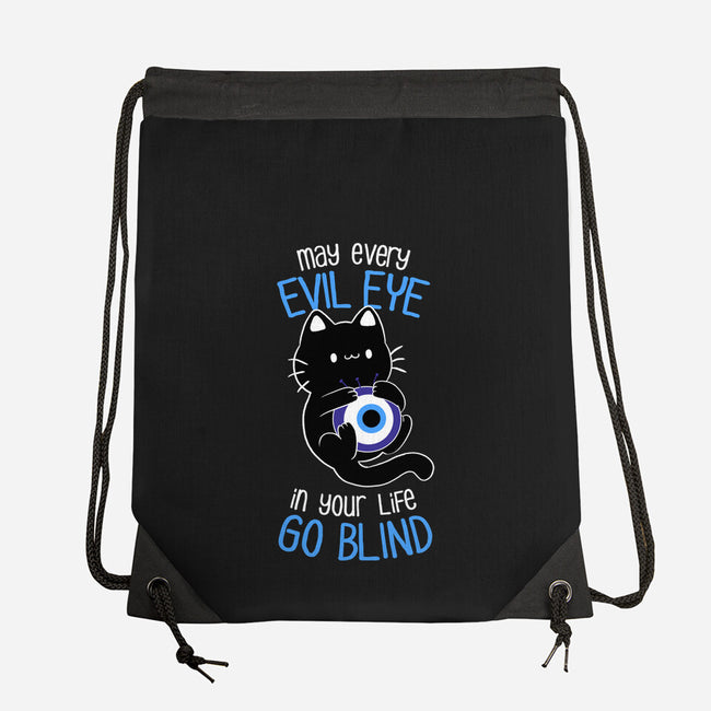 The Evil Eye Cat-None-Drawstring-Bag-tobefonseca