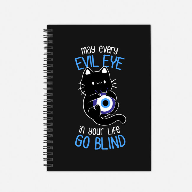 The Evil Eye Cat-None-Dot Grid-Notebook-tobefonseca