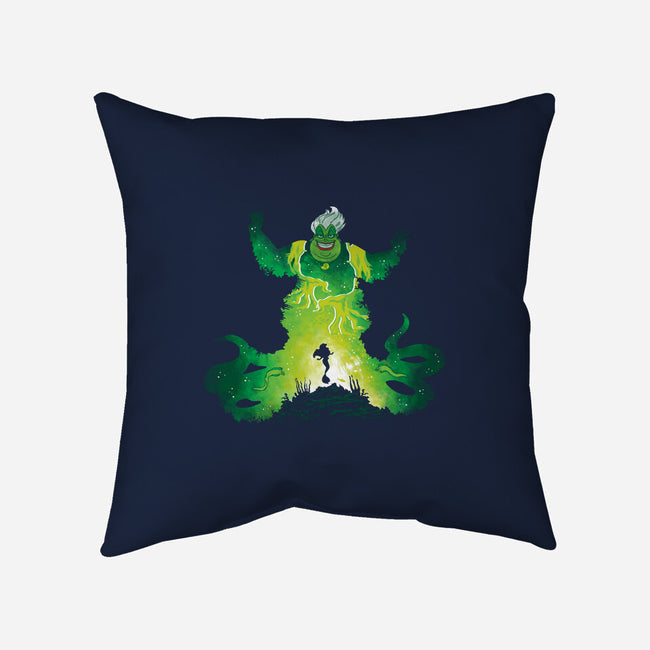 Ursula's Spell-None-Non-Removable Cover w Insert-Throw Pillow-dalethesk8er