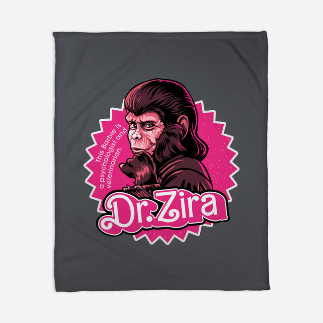 Barbie Ape-None-Fleece-Blanket-daobiwan