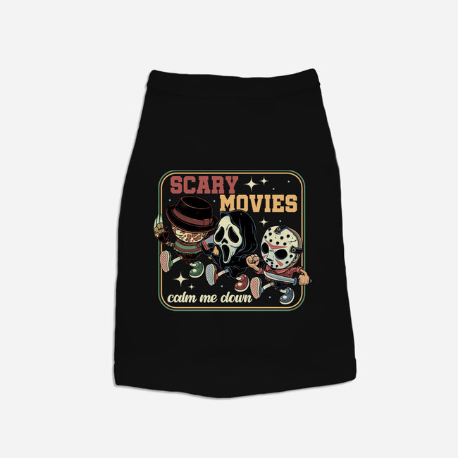 Scary Movies-Dog-Basic-Pet Tank-gorillafamstudio