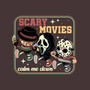 Scary Movies-None-Non-Removable Cover w Insert-Throw Pillow-gorillafamstudio