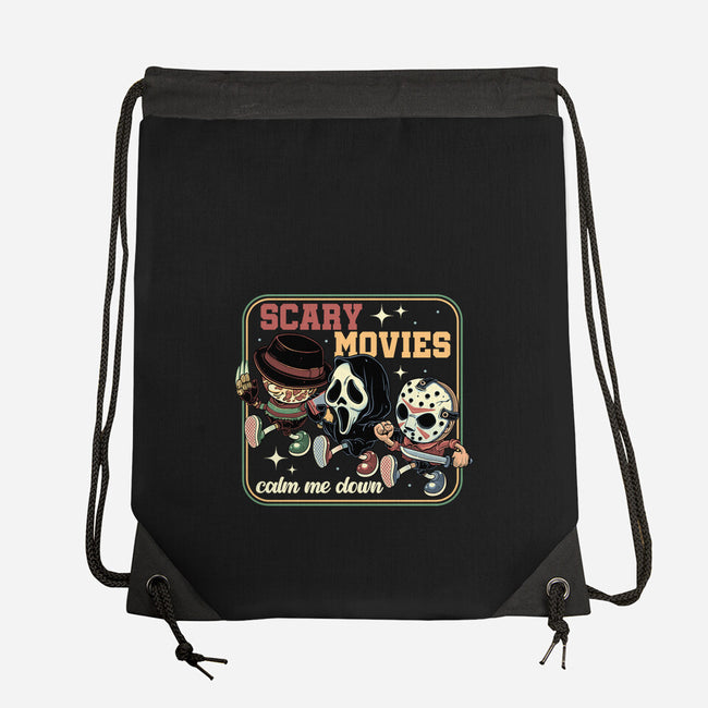 Scary Movies-None-Drawstring-Bag-gorillafamstudio