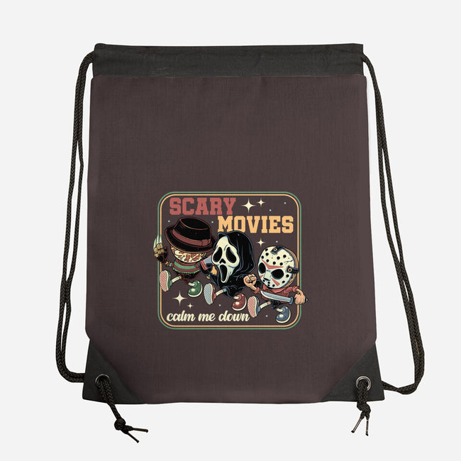 Scary Movies-None-Drawstring-Bag-gorillafamstudio