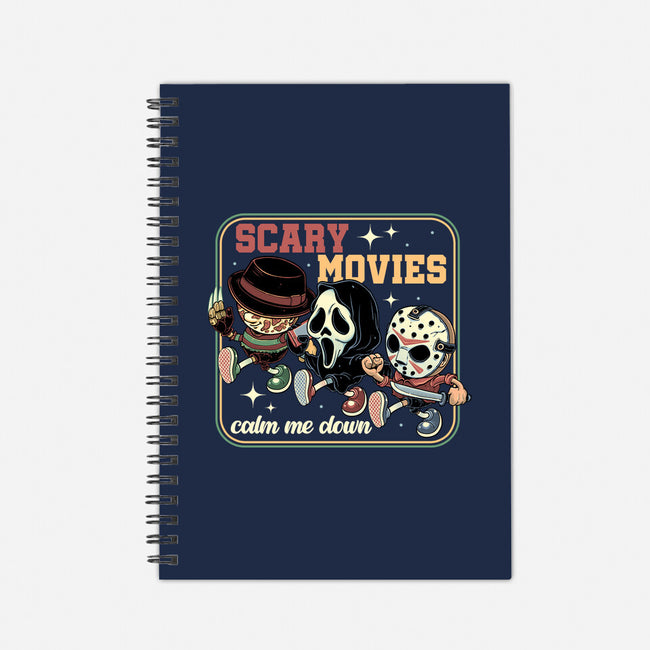 Scary Movies-None-Dot Grid-Notebook-gorillafamstudio