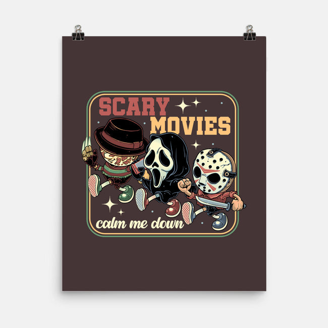 Scary Movies-None-Matte-Poster-gorillafamstudio