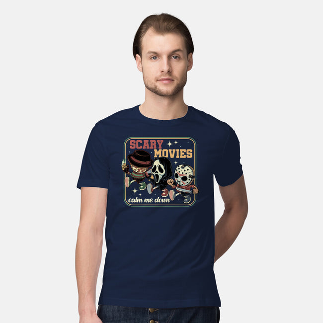 Scary Movies-Mens-Premium-Tee-gorillafamstudio