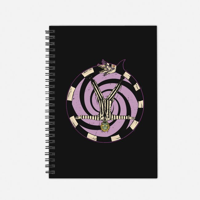 Pentagram Beetlejuice-None-Dot Grid-Notebook-Green Devil