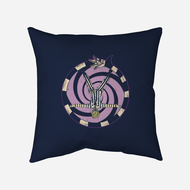 Pentagram Beetlejuice-None-Non-Removable Cover w Insert-Throw Pillow-Green Devil