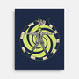 Vitruvian Beetlejuice-None-Stretched-Canvas-Green Devil