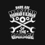 Dads Are Masters Of The Garage-Womens-V-Neck-Tee-Boggs Nicolas