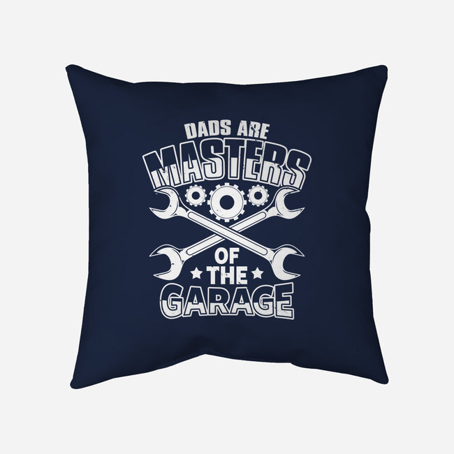 Dads Are Masters Of The Garage-None-Removable Cover-Throw Pillow-Boggs Nicolas