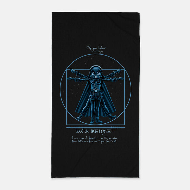 Vitruvian Helmet-None-Beach-Towel-daobiwan