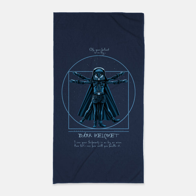 Vitruvian Helmet-None-Beach-Towel-daobiwan