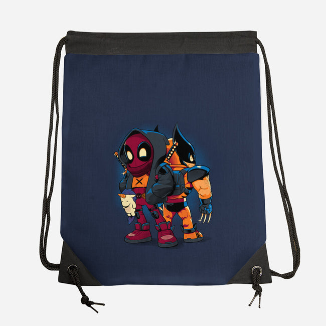 Double Healing Factor-None-Drawstring-Bag-Bruno Mota