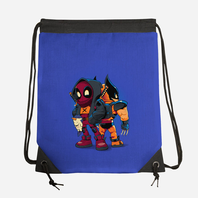 Double Healing Factor-None-Drawstring-Bag-Bruno Mota